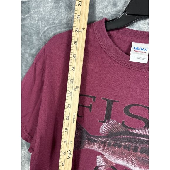 Unisex Fishing Men's T-Shirt Fish or Cut Bait Size Adult Medium Woman's Shirt - Picture 3 of 7